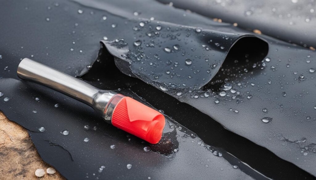 Réparation des fuites et dommages de l'EPDM Réparation des fuites et dommages de l'EPDM