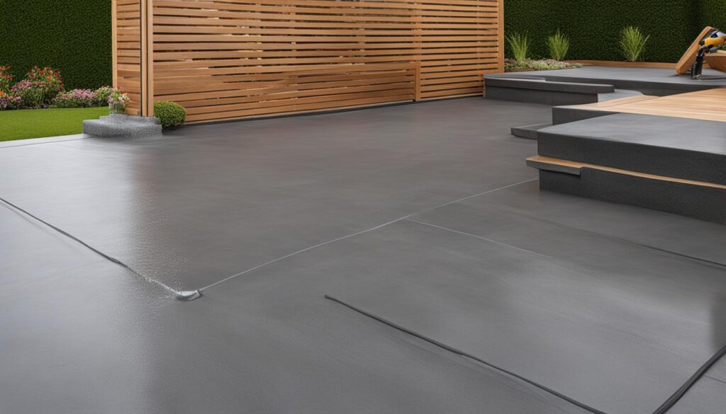 étanchéifier une terrasse béton