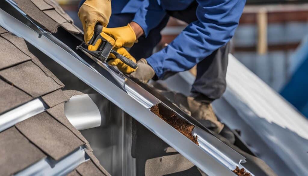 reparation gouttière zinc