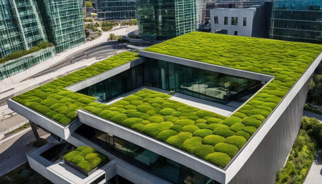 toiture végétalisée sedum