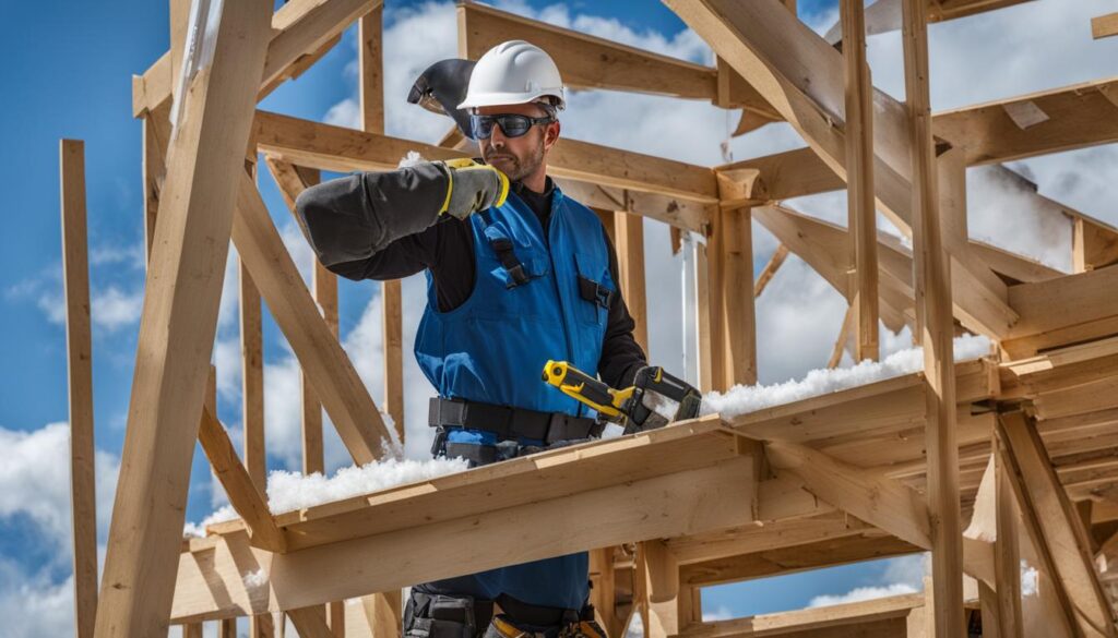 Fixer la laine de verre sous toiture Fixer la laine de verre sous toiture