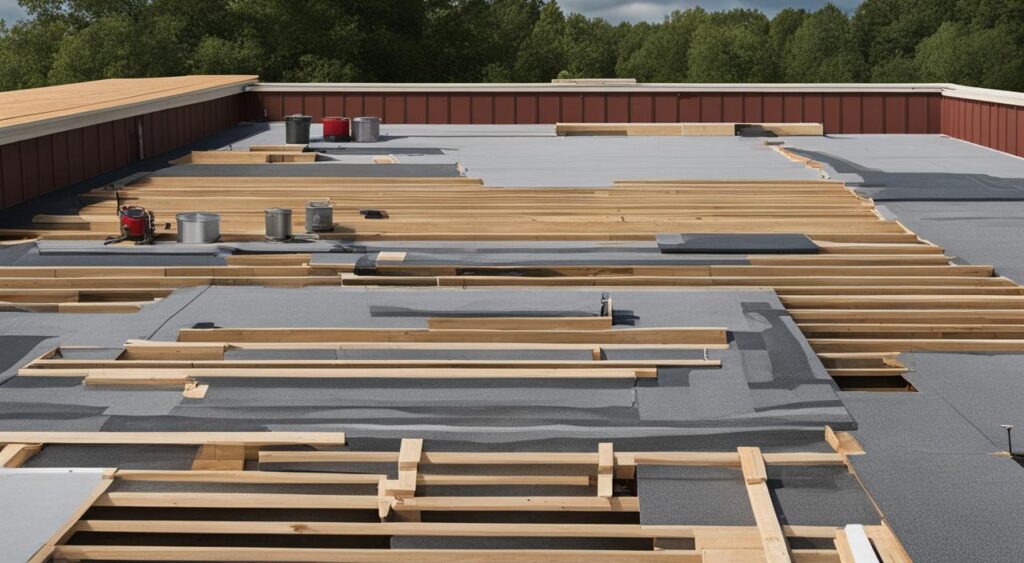 comment faire toiture plate