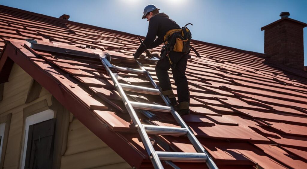 échelles de toit échelles de toit