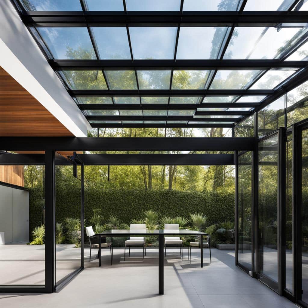 toiture veranda verre ou polycarbonate