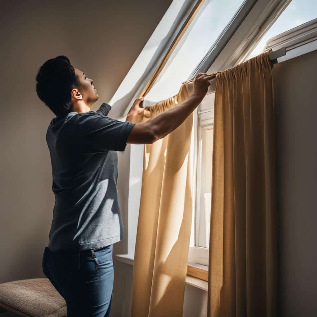 comment changer un rideau de velux