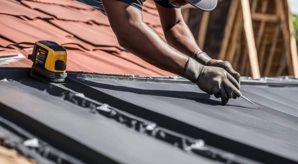 préparation du toit avant l'installation des tôles préparation du toit avant l'installation des tôles