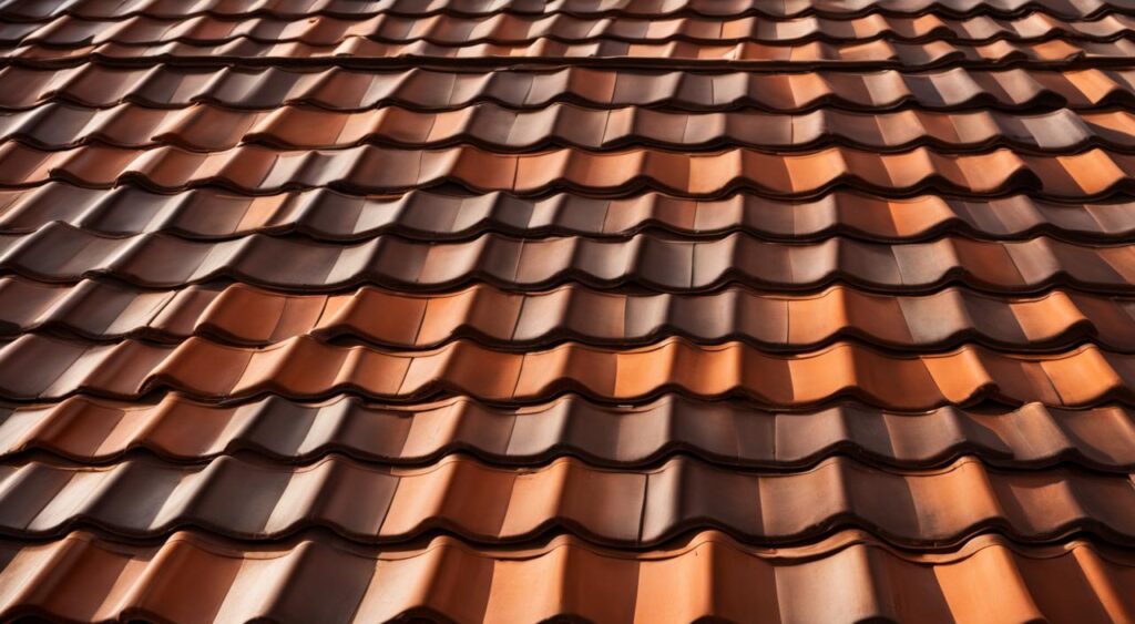 tuiles en terre cuite